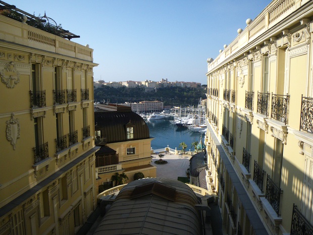 モナコ、モンテカルロのホテルエルミタージュからの眺め(The view of Hotel Hermitage, Monte-Carlo Monaco)