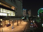 横浜ロイヤルパークホテル(神奈川県横浜市)のホテル横の夜景