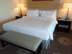 マリーナベイサンズホテル(シンガポール)の部屋のベッド