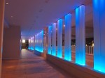 ホテル日航東京(東京都港区)の外部廊下部分の照明