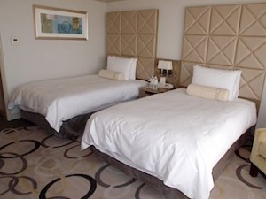 ホテル日航東京(東京都港区)の部屋のベッド