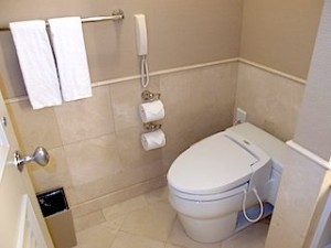 ホテル日航東京(東京都港区)の部屋のバスルームトイレ