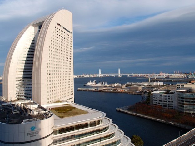 横浜ベイホテル東急からみた眺め