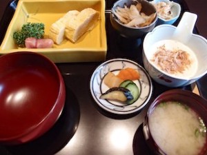 心乃間間（旅館、熊本県南阿蘇郡）の朝食
