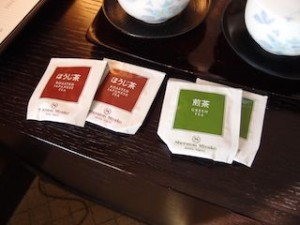 シェラトン都ホテル東京(東京都港区)の部屋のお茶類