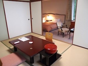 指宿白水館（鹿児島県指宿市）の部屋、和洋室