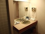 指宿白水館（鹿児島県指宿市）の部屋の洗面台