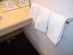 富士屋ホテルの西洋館の92号室の洗面台横