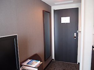 ホテルニューオータニの部屋の入口