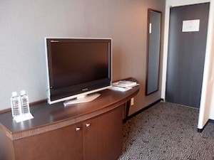 ホテルニューオータニの部屋のテレビ