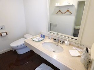 ホテルセトレ神戸・舞子の部屋のバスルーム、洗面台部分