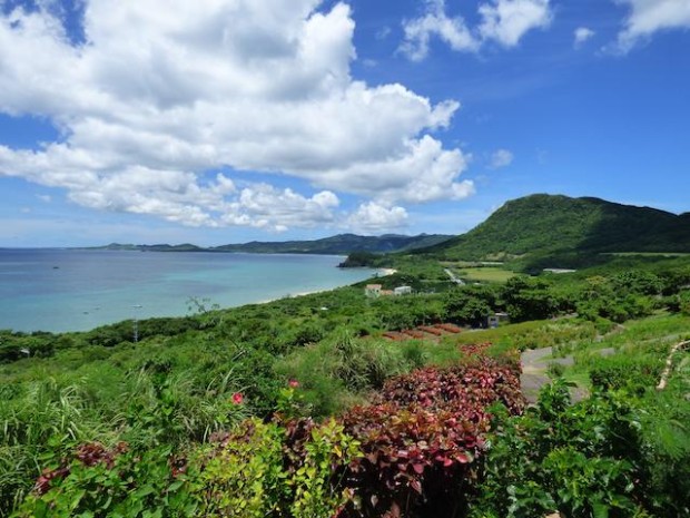玉取崎展望台、南の眺め、石垣島