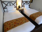 星野リゾートリゾナーレ西表島の部屋のベッド