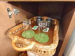 星野リゾートリゾナーレ西表島の部屋のカップ類