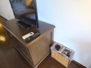 星野リゾートリゾナーレ西表島の部屋のテレビ
