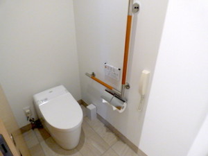 ホテルオリオンモトブリゾート＆スパの部屋のトイレ